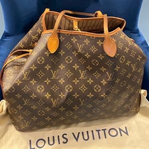 Authentic Louis Vuitton Neverfull GM Monogram Tote